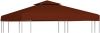VIDAXL Prieeldak 2 laags 310 g/m&#xB2, 3x3 m terracottakleurig online kopen