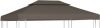 VIDAXL Prieeldak 2 laags 4x3m 310 g/m&#xB2, taupe online kopen