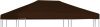 VIDAXL Prieeldak 310 g/m&#xB2, 3x4 m bruin online kopen