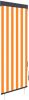 VidaXL Rolgordijn voor buiten 60x250 cm wit en oranje online kopen