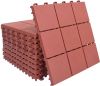VidaXL Terrastegels 10 st 30, 5x30, 5 cm kunststof rood online kopen