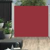 VidaXL Tuinscherm uittrekbaar 170x300 cm rood online kopen