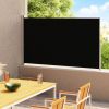 VidaXL Tuinscherm uittrekbaar 220x300 cm zwart online kopen
