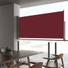 VidaXL Tuinscherm uittrekbaar 60x300 cm rood online kopen