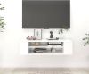 VidaXL Tv hangmeubel 100x30x26, 5 cm bewerkt hout wit online kopen