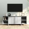 VidaXL Tv meubel 130x35x50 cm spaanplaat grijs sonoma eikenkleurig online kopen