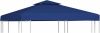 VIDAXL Vervangend tentdoek prieel 310 g/m&#xB2, 3x3 m donkerblauw online kopen