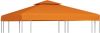 VIDAXL Vervangend tentdoek prieel 310 g/m&#xB2, 3x3 m oranje online kopen