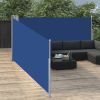 VidaXL Windscherm uittrekbaar 100x1000 cm blauw online kopen