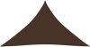 VidaXL Zonnescherm driehoekig 2, 5x2, 5x3, 5 m oxford stof bruin online kopen