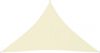 VIDAXL Zonnescherm driehoekig 3, 5x3, 5x4, 9 m oxford stof cr&#xE8, mekleurig online kopen