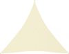 VIDAXL Zonnescherm driehoekig 3x3x3 m oxford stof cr&#xE8, mekleurig online kopen