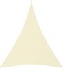 VIDAXL Zonnescherm driehoekig 3x4x4 m oxford stof cr&#xE8, mekleurig online kopen