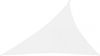 VidaXL Zonnescherm driehoekig 3x4x5 m oxford stof wit online kopen