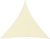 VIDAXL Zonnescherm driehoekig 4, 5x4, 5x4, 5 m oxford stof cr&#xE8, mekleurig online kopen