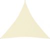VIDAXL Zonnescherm driehoekig 4x4x4 m oxford stof cr&#xE8, mekleurig online kopen