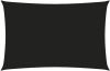 VidaXL Zonnescherm rechthoekig 2x4 m oxford stof zwart online kopen