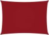 VidaXL Zonnescherm rechthoekig 3, 5x5 m oxford stof rood online kopen