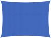 VIDAXL Zonnezeil 160 g/m&#xB2, 2, 5x3, 5 m HDPE blauw online kopen