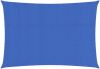 VIDAXL Zonnezeil 160 g/m&#xB2, 2, 5x4 m HDPE blauw online kopen