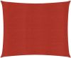 VIDAXL Zonnezeil 160 g/m&#xB2, 2x2, 5 m HDPE rood online kopen