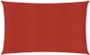 VIDAXL Zonnezeil 160 g/m&#xB2, 2x4 m HDPE rood online kopen