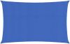 VIDAXL Zonnezeil 160 g/m&#xB2, 2x5 m HDPE blauw online kopen