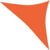 VIDAXL Zonnezeil 160 g/m&#xB2, 3, 5x3, 5x4, 9 m HDPE oranje online kopen