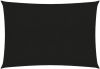 VIDAXL Zonnezeil 160 g/m&#xB2, 3, 5x5 m HDPE zwart online kopen