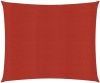 VIDAXL Zonnezeil 160 g/m&#xB2, 3x3 m HDPE rood online kopen