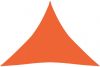 VIDAXL Zonnezeil 160 g/m&#xB2, 3x3x3 m HDPE oranje online kopen