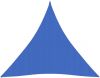 VIDAXL Zonnezeil 160 g/m&#xB2, 4x4x4 m HDPE blauw online kopen