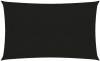 VIDAXL Zonnezeil 160 g/m&#xB2, 4x6 m HDPE zwart online kopen