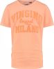 Vingino Essentials T shirt met logo neon oranje online kopen