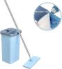 Benson Clean Flat Mop Eenvoudig Schoonmaken Blauw online kopen