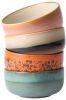 HKliving Dessert bowls Sirius 70's keramiek set van 4 online kopen