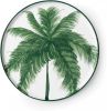 HKliving Bord Palms Bold en basic ceramics groen online kopen