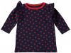 4PRESIDENT baby jurk Sloane met all over print en ruches donkerblauw/rood online kopen