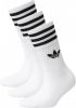 Adidas Originals Kousen Solid Crew 3 Pak Wit/Zwart online kopen