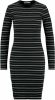America Today Dibby mini jurk van ribjersey met streepprint online kopen