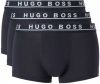 Hugo Boss Boxershorts Trunk 3 Pack Open Blue 480 online kopen