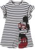 Desigual gestreepte Mickey Mouse A lijn jurk wit/zwart online kopen