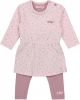 Dirkje baby jurk + legging met biologisch katoen roze/lichtroze online kopen