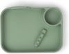 Done by Deer Baby Accessoires Peekaboo Compartment Plate Groen online kopen