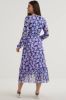 Fabienne Chapot maxi jurk Natasja Frill van gerecycled polyester paars online kopen