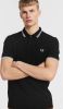 Fred Perry M3600 slim fit polo van piqué katoen met getipte details online kopen