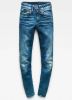 G-Star RAW G-Star RAW Arc 3D mid waist skinny fit jeans in medium washing online kopen