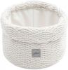 Jollein opbergmand River knit cream white 14xØ18 online kopen