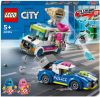 Lego 60314 City IJswagen Politieachtervolging, Politie Speelgoed Auto met Onderscheppingsvoertuig, Kinderen vanaf 5 Jaar online kopen