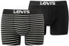 Levi's Men's 200SF 2-Pack Vintage Stripe Boxers Jet Black XL Zwart online kopen